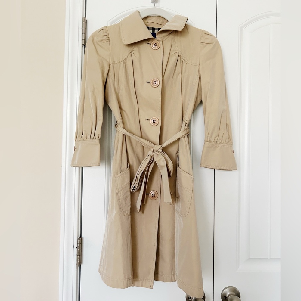 Burberry Beige Trench Coat with Belt